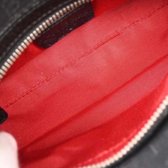 Bvlgari Black Canvas Logomania Handbag AXETEL 135504 - Picture 7 of 15